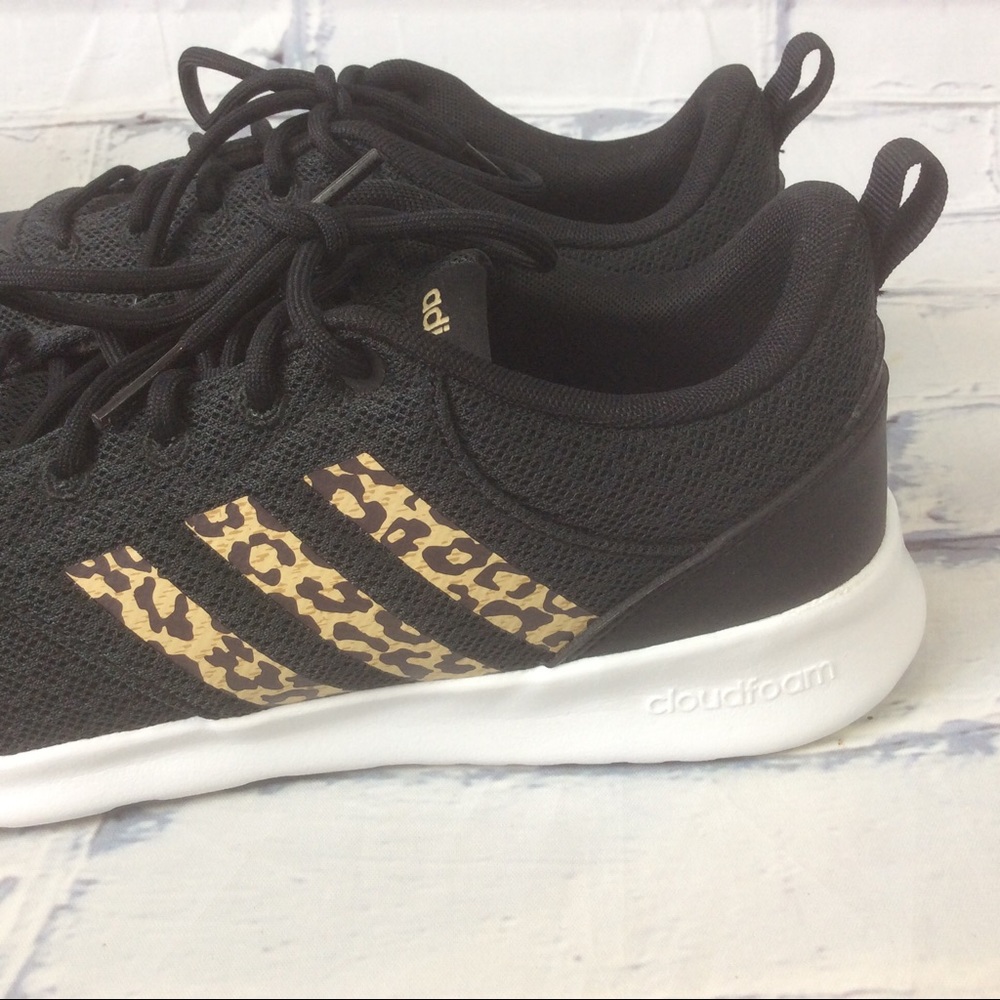 Adidas Qt Racer 2.0 Cheetah Print, Size 9.5 - image 5
